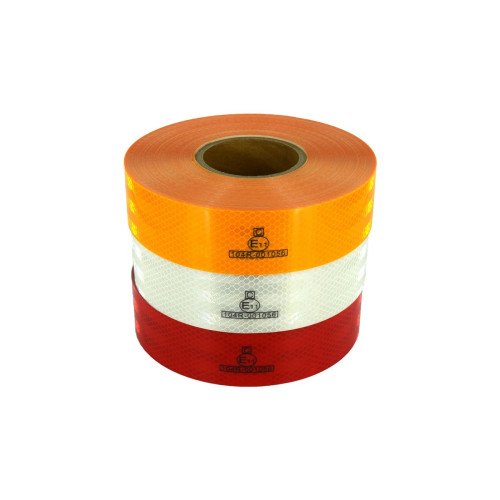 Banda reflectorizanta alba tip fagure 5cm X 45.7m omologata U.E. Cod:UE58W