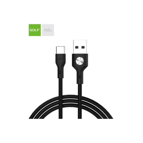 Cablu USB la Type C 1m 3A incarcare rapida negru Cod: GC-60T