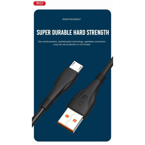 Cablu pentru incarcare 6A Quick Charge si transfer date Micro USB COD: XO-NB185-M