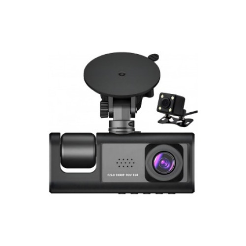 Camera auto tripla DVR Full HD 1080P 170° Night Vision G-Sensor fata interior spate MIV