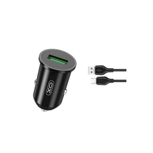 Incarcator auto Quick charge QC3.0 18W + cablu Micro USB Cod:XO-TZ12B