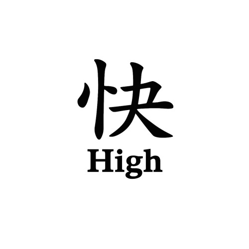 Abtibild simbol chinezesc High auto decorativ pentru exterior si interior Cod: DZ-21