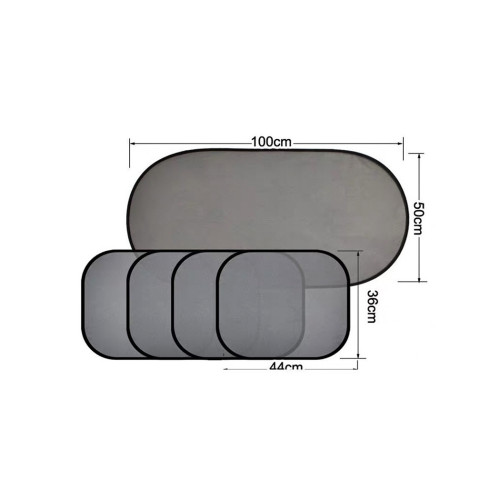 Set de 5 perdele auto universale Cod: 3912