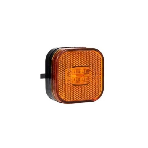 Lampa gabarit 62x62 LED galbena 12-36V Fristom  Cod: FT-027-Z