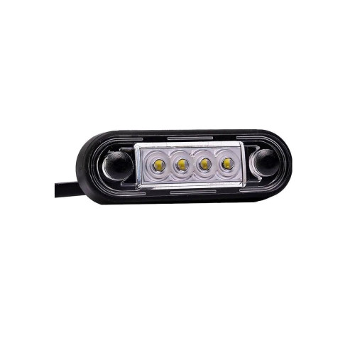 Lampa gabarit 84x27, Slim, 4 LED-uri, 2 garnituri, montare bullbar, alba, FRISTOM Cod:FT-073B