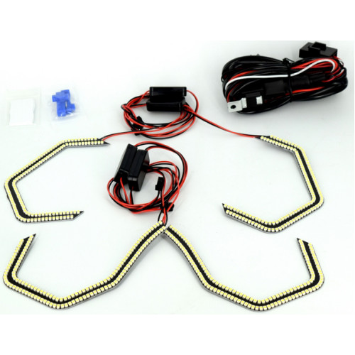 LED ANGEL EYES compatibil E90,E92,E93, F30 fara lupa. Lumina alb. Cod: LEDAE01 12V