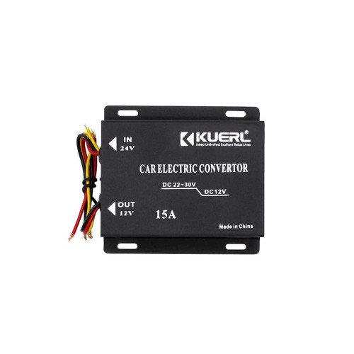 Convertor tensiune auto 24V la 12V 15A 180W reductor camion  MIV