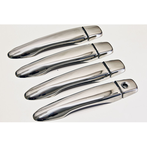 Ormanente crom pentru manerele usilor  Nissan Qashqai II / Renault Kadjar numai pentru vehicule fără Ikey CROM 3350