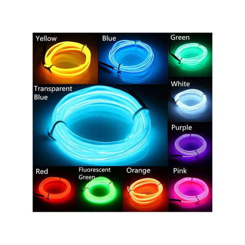 Fir cu neon PREMIUM 12V lungime 2 metri Cod: ELW-2M