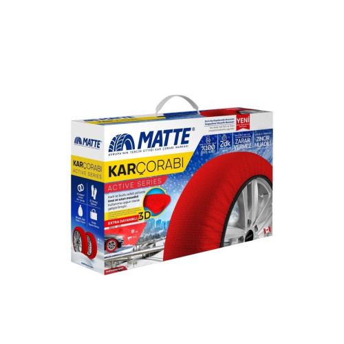 Lanturi Auto Textile Zapada 3D Matte rosii  marime XXL
