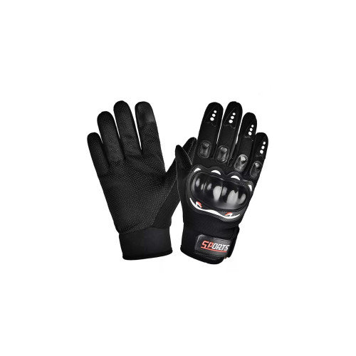 Manusi Moto, Atv,Bicicleta cu protectii, Marime universala, Negru Cod: 11371