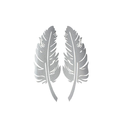 Abtibild Pana alb reflectorizant auto decorativ pentru exterior si interior Cod: DZ-072