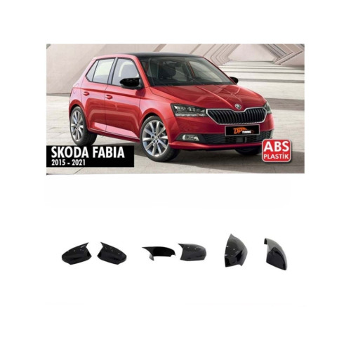 Capace oglinda tip BATMAN compatibile Skoda Fabia Mk3 2015-2021 cu semnalizare in oglinda Cod: BAT10133 / C581-BAT2