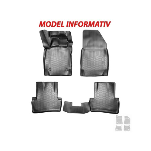 Covoare cauciuc tavita compatibile Land Rover Range Rover L322 2001-2012  Cod: 3D 63404 / A10