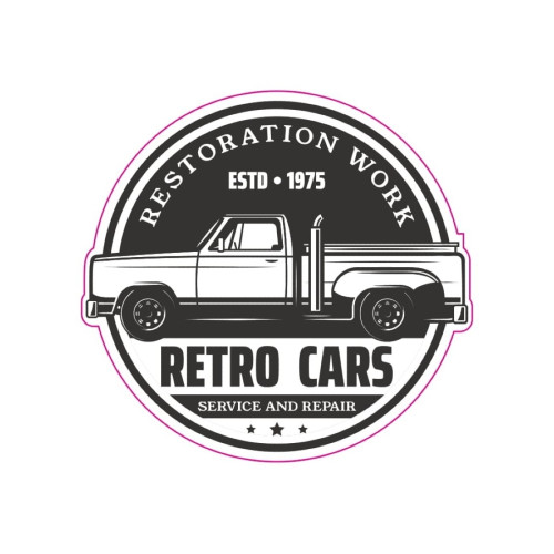 Abtibild "RETRO CARS" Cod: TAG 021 / T2