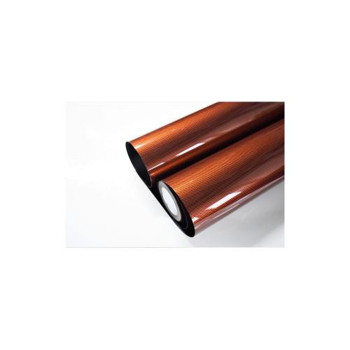 Rola folie carbon Portocaliu 9D PREMIUM  1,5mx16,8m  Cod: N-GTC12/ C9D-16O