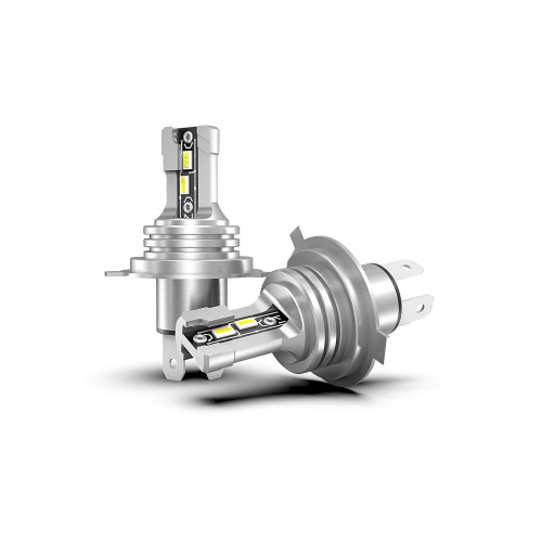 Bec cu LED H4 2 faze 6000k  12V (9-18V)  Cod:  NSS-NH01