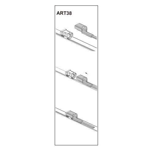 Stergator parbriz pasager FIAT DOBLO Cargo Platform/Chassis (263) 02/2010➝ COD:ART38  16"