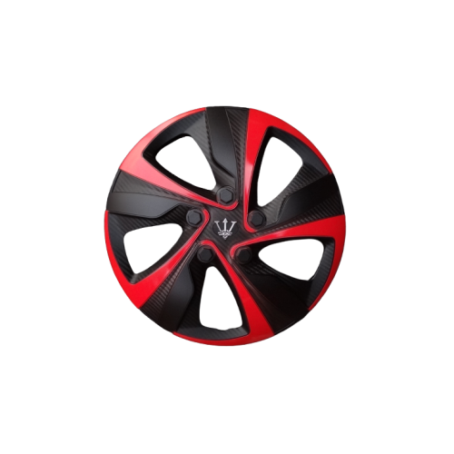 Set 4 capace roti model EVO negru+rosu 15" Cod: WX2-1RD-15