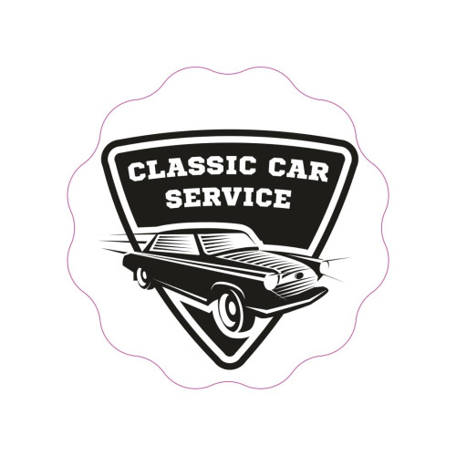 Abtibild "CLASSIC CAR SERVICE" Cod: TAG 003 / T4