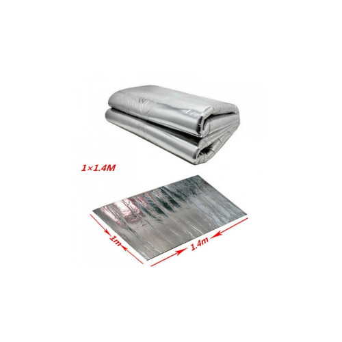 Insonorizant auto cu folie de aluminiu, adeziv, 6mm grosime, 1.4m x 1m Cod: 025-6