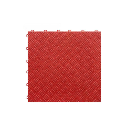 Pardoseala modulara plina PP 40x40x1.8cm garaj trafic intens Rosu Cod: PM10010