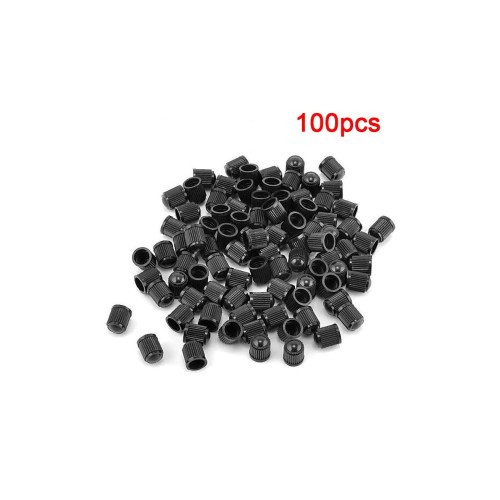 Capace valve plastic negre 100 bucati set Cod: MH-VC01