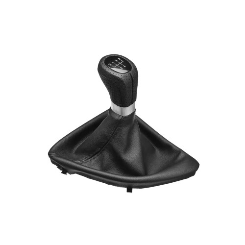 Manson schimbator imitatie piele si maner compatibil BMW cu 2 adaptoare pentru 5 si 6 viteze Cod: SC-65