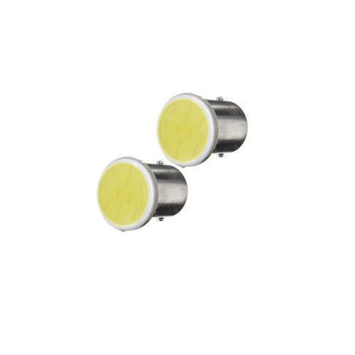 Bec cireasa 3W COB BA15S lumina alba 24V Cod:JSUN56