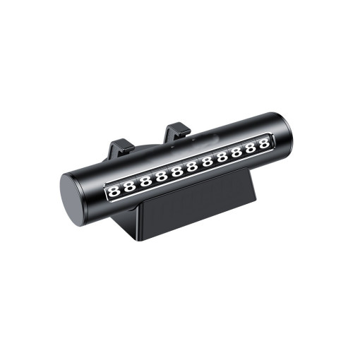 Suport telefon auto cu afisaj numar parcare temporara si suport ochelari Cod: HT-089