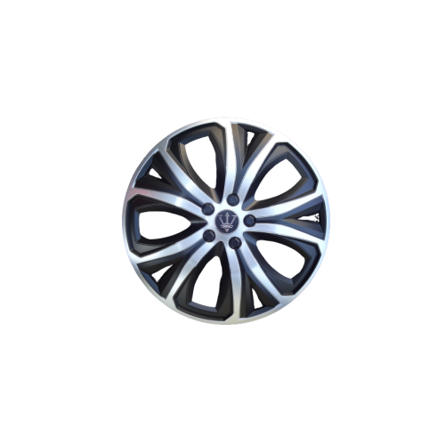 Set 4 capace roti model EVO negru+argintiu 15" Cod: WS1-1SL-15