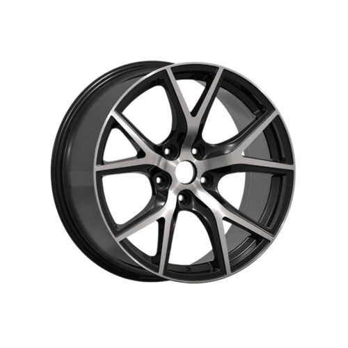 Jante PDW 18x7 5x112 ET35 negru polish compatibile MG, MINI, Cupra, Audi, BMW, Volkswagen, Mercedes, Skoda, Seat Cod: L85153F07