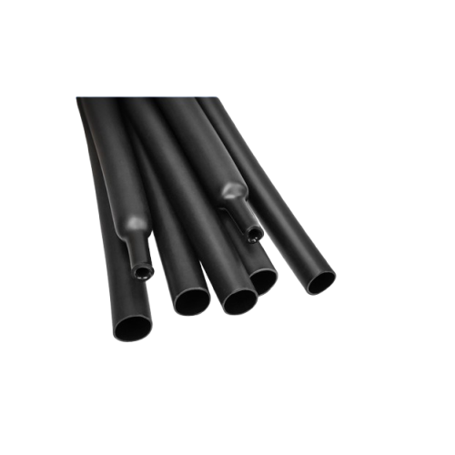 Tub varnis termocontractabil negru 3.0 mm 200 m rola raport contractie 2:1 Cod: VRN-Q3B