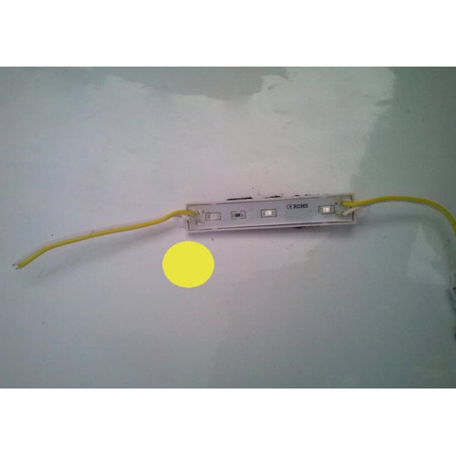 Modul 3 SMD 2835 24V lumina galbena