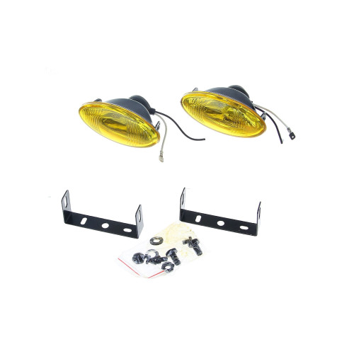 Set 2 proiectoare  culoare galbena 12V,55w Cod: 777