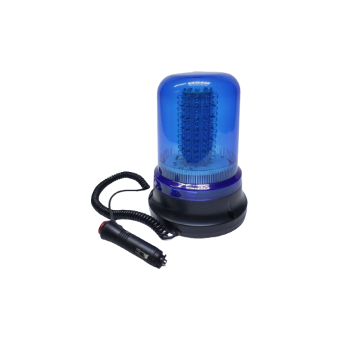Girofar cu magnet 120 LED Culoare Albastra 12-24V Cod: 51066