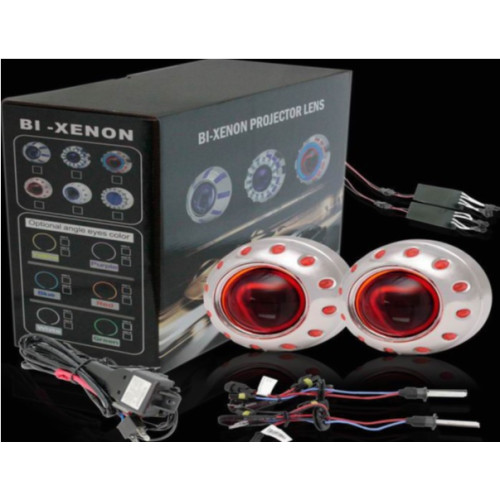 Lupe Bi-xenon Devil Eyes ALB 2.5 inch 001W