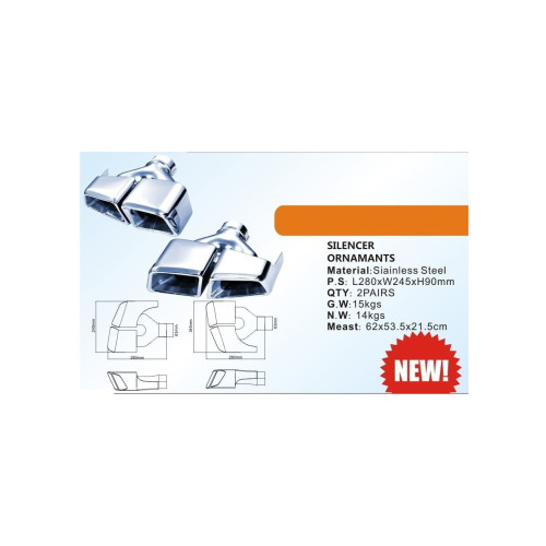 Ornament toba compatibil Mercedes CLS AMG Cod:63MCLS