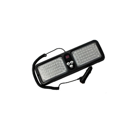 Lampa led parasolar stroboscopica 12v lumina albastra cu prindere pe parasolar Cod: 113A