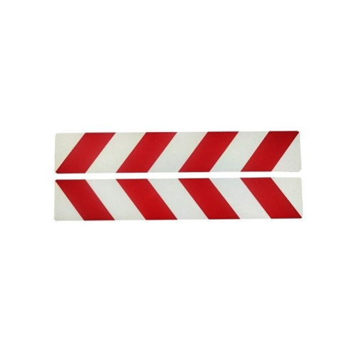 Abtibild reflectorizant  alb-rosu  auto decorativ pentru exterior si interior Cod: QIT01