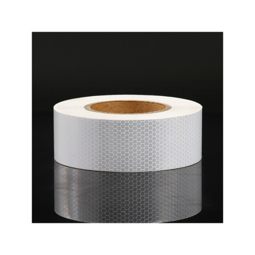 Banda reflectorizanta tip fagure culoare Alba 5cmx25m Cod: CH-022W