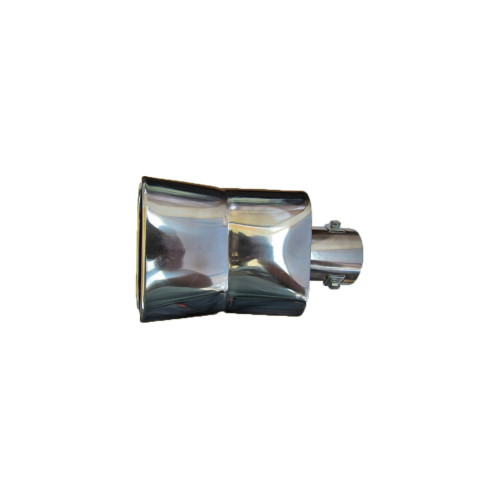 Ornament toba inox, intrare 6.2 cm, lungime 21 cm, latime maxima 14 cm Cod: 1167