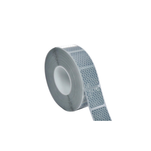 Banda reflectorizanta intrerupta Premium Omologata U.E. culoare Alba Cod: RI01W