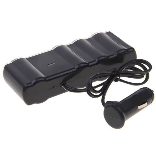 Prelungitor priza 4 cai auto si 2 USB  WF4008