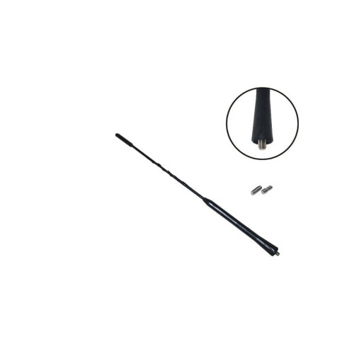 Antena auto scurta universala 24cm cu 3 adaptoare Cod: AN10