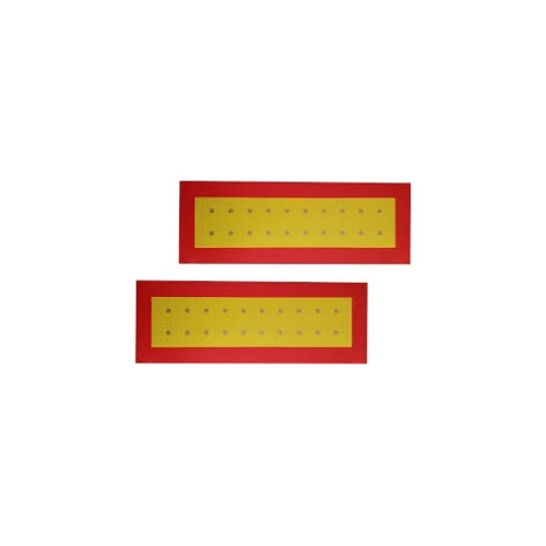 Set 2 placi reflectorizante tip B (mari) dreptunghiulare Cod: 10391116